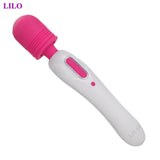 Rechargeable Magic Wand Powerful Body Massager Clitoral Vibrator