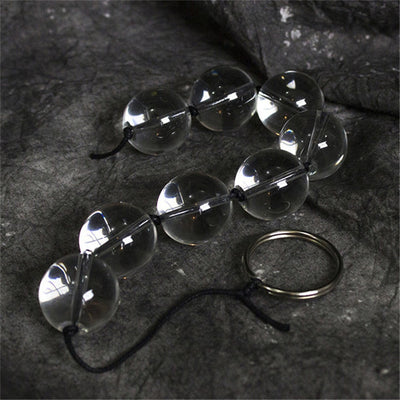 Mini Glass Anal Beads Anal Plug Crystal Balls