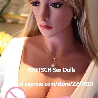 KNETSCH 168cm Top quality real life sex dolls, full silicone love doll, vagina real pussy anal adult sex products,oral sexy doll