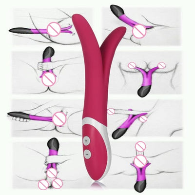 Waterproof Rabbit Vibrator G spot Massager Multispeed Sex Toy