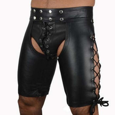 Gay Men Sexy Leather Underwear