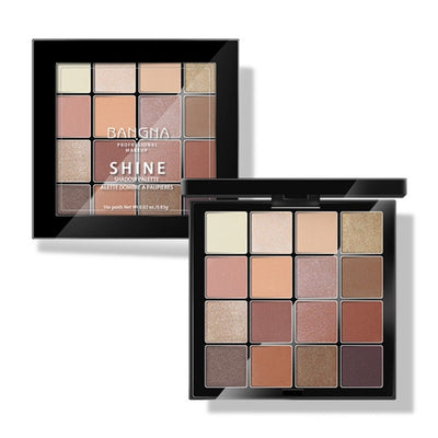 16colors Beauty Glazed Gorgeous Me Charming Eyeshadow Palette Shimmer Nude Pigmented Eye Shadow Powder Pallete
