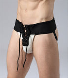 Sexy Costumes TM Thongs Mens Footballer Lace Up Jockstrap