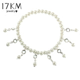 17KM Bohemian Imitation Pearl Anklets