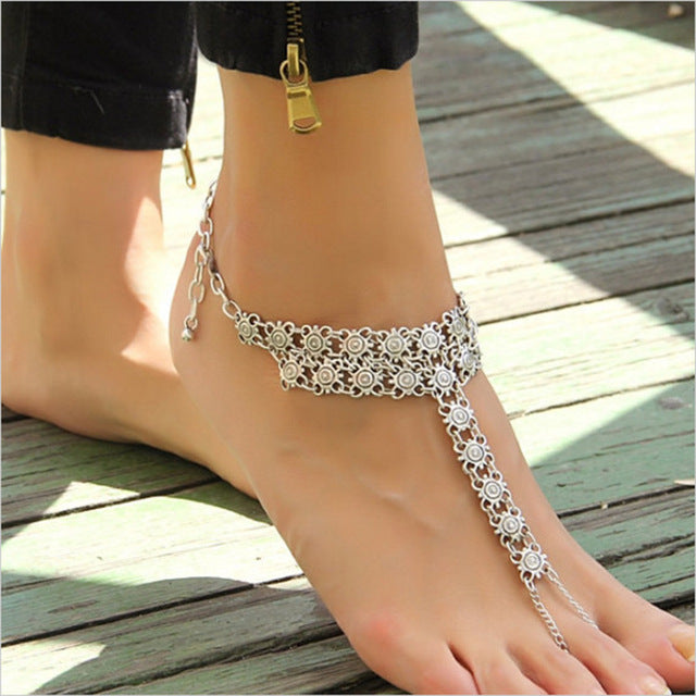 BYSPT Barefoot Sandals Beach Foot Jewelry Ankle Bracelet