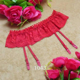 Sexy 4 Colors  Women Lady Girl Thongs Lace Stocking Suspender