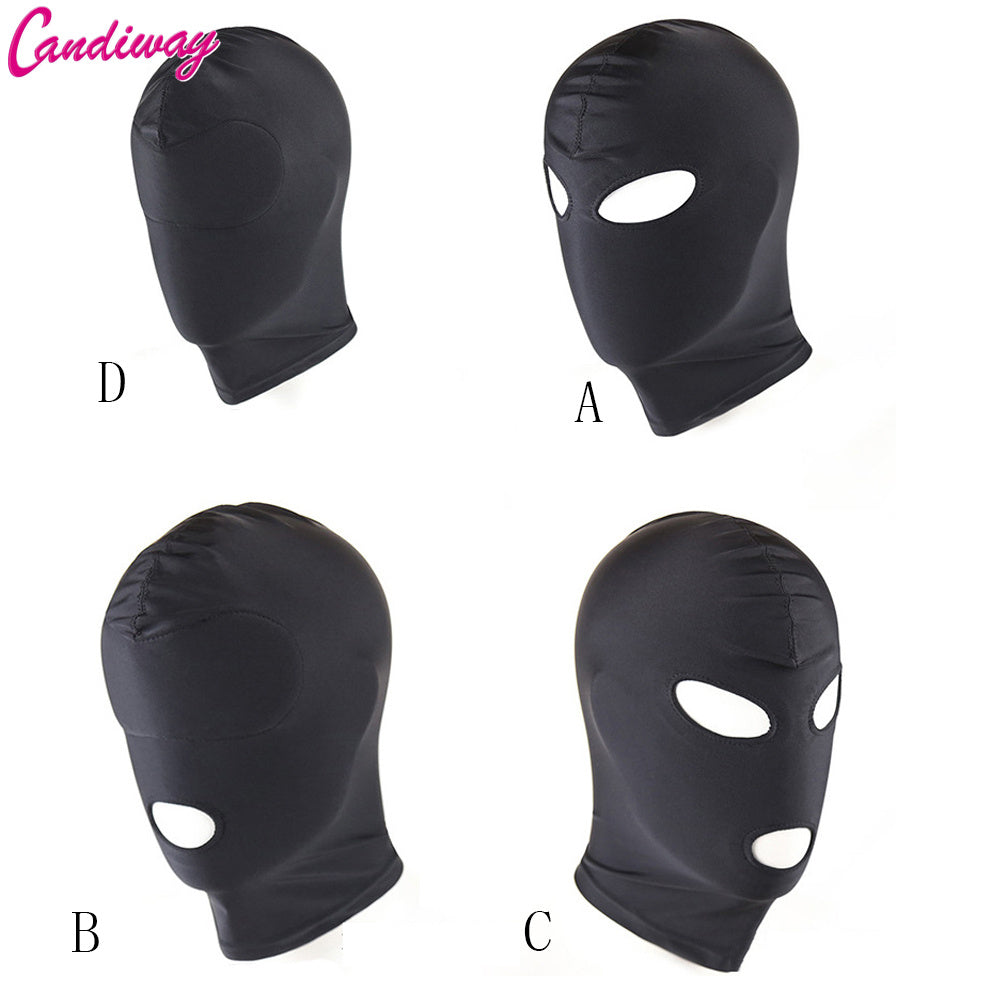 BDSM Fetish Mask Hood Sexy Toys Open