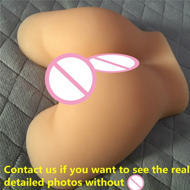 2.2kg big ass silicone pussy anus artificial