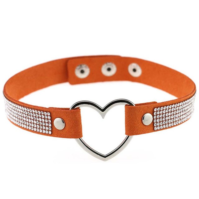 Morease Rhinestone Collar Punk Style Leather Necklace Sex Toys Bondage Erotic Bdsm brinquedo Sexo Fetish Toy Adult Games