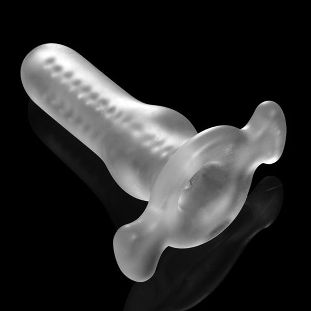 Male Penis Dildo Insert Design, Hollow Anal Plug Anus Enlargement Sex Toys