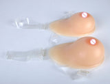 1200g 1 pair D cup teardrop silicone