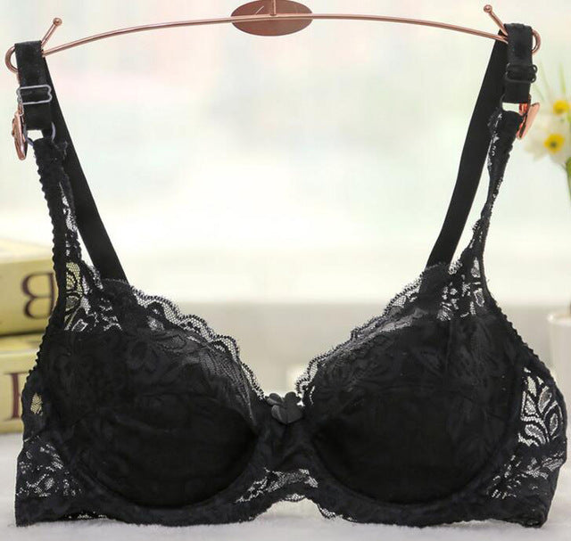 Women's Lace Underwire Push Up Bra