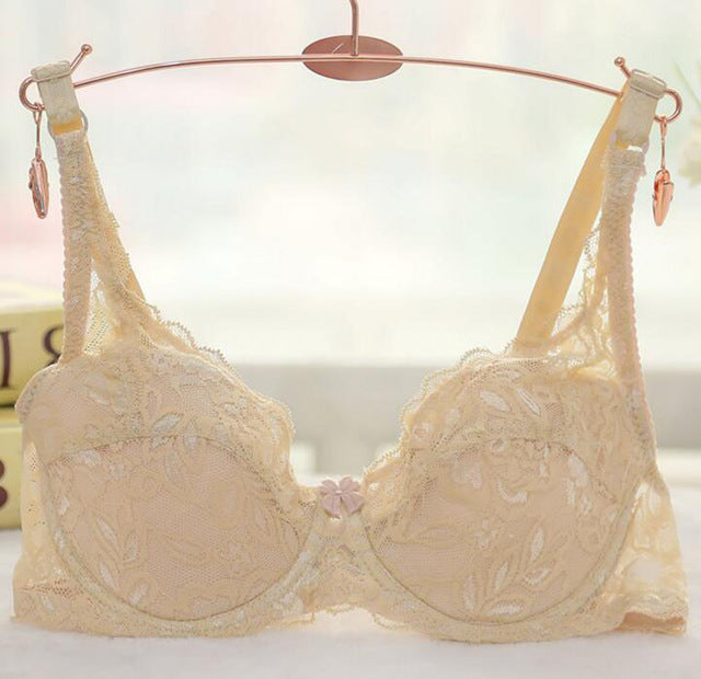 Women's Lace Underwire Push Up Bra