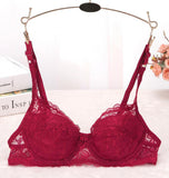 Women's Lace Underwire Push Up Bra