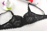 Women's Lace Underwire Push Up Bra