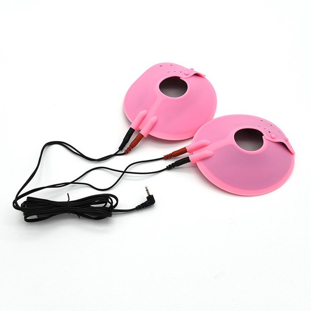 Women Electric Shock Kit, Electro Shock Nipple Clamps Breast Chest Orgasm Masturbation Vibrator