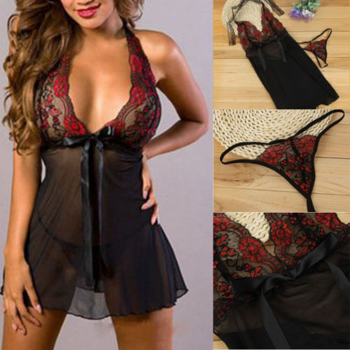 US Sexy Lingerie Sleepwear Women Gstring