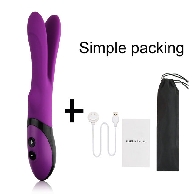 Waterproof Rabbit Vibrator G spot Massager Multispeed Sex Toy