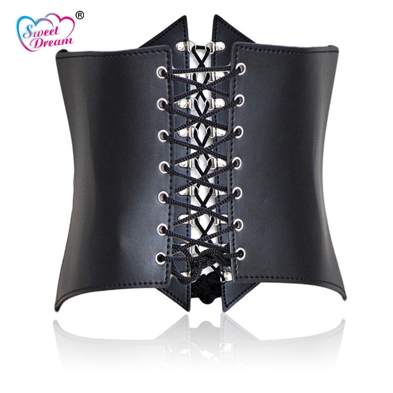 Sweet Dream PU Leather Adjustable Fetish Corset Body Flirt BDSM Bondage Adult Game Sex Toys for Woman Sex Products DW-259