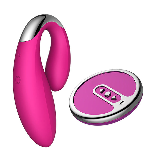 Female G spot Wireless Vibrator For Couple, 16 Meter Remote Double Clitoral Vibrator