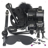 Women's Sexy Lingerie Whip bdsm  bondage set Sex Collar erotic Toys  Handcuffs Whip Spank Sex Wives Mask rope Erotic Accessories