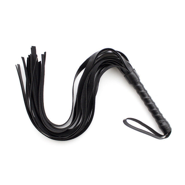 48cm Faux Leather Whip BDSM Bondage Fetish