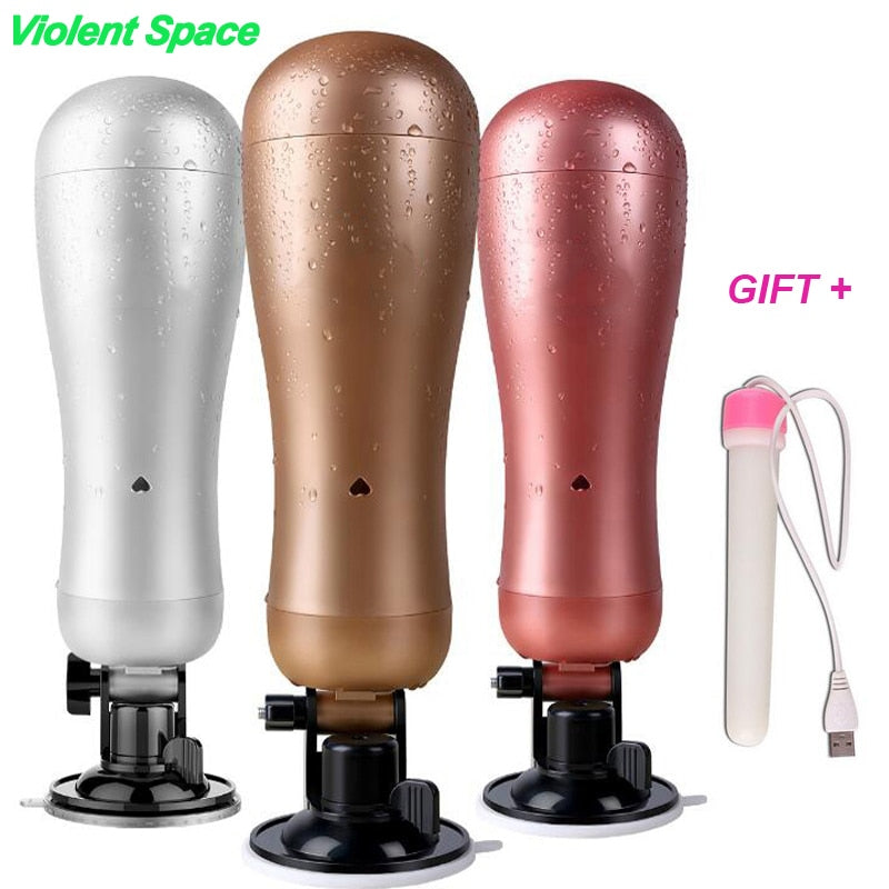 Dual motors 36 Speed Vibrator Hands free Male masturbator for men Vagina artificial Pussy pump Adult toys men sex machine Sextoy