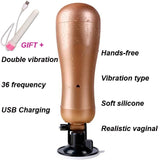 Dual motors 36 Speed Vibrator Hands free Male masturbator for men Vagina artificial Pussy pump Adult toys men sex machine Sextoy