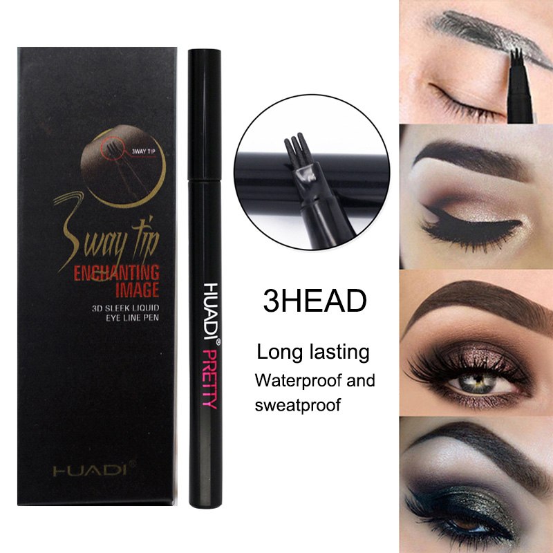 Microblading Eyebrow Tattoo Pen Fine Sketch Liquid Eyebrow Pen Waterproof Eye Brow Pencil Tool HB88